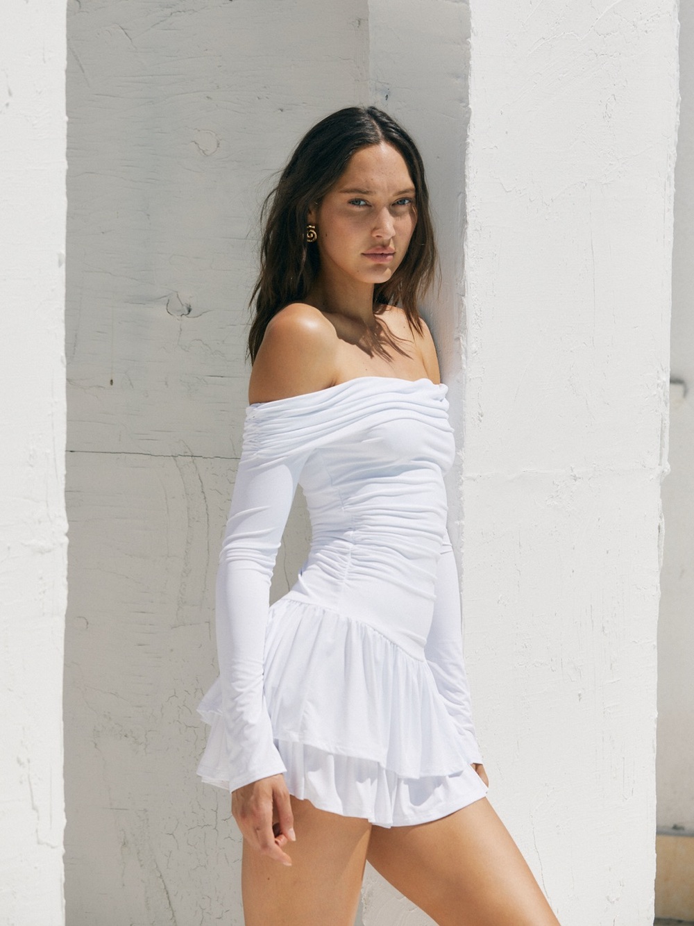NIA LISA DRESS IN ESPRESSO